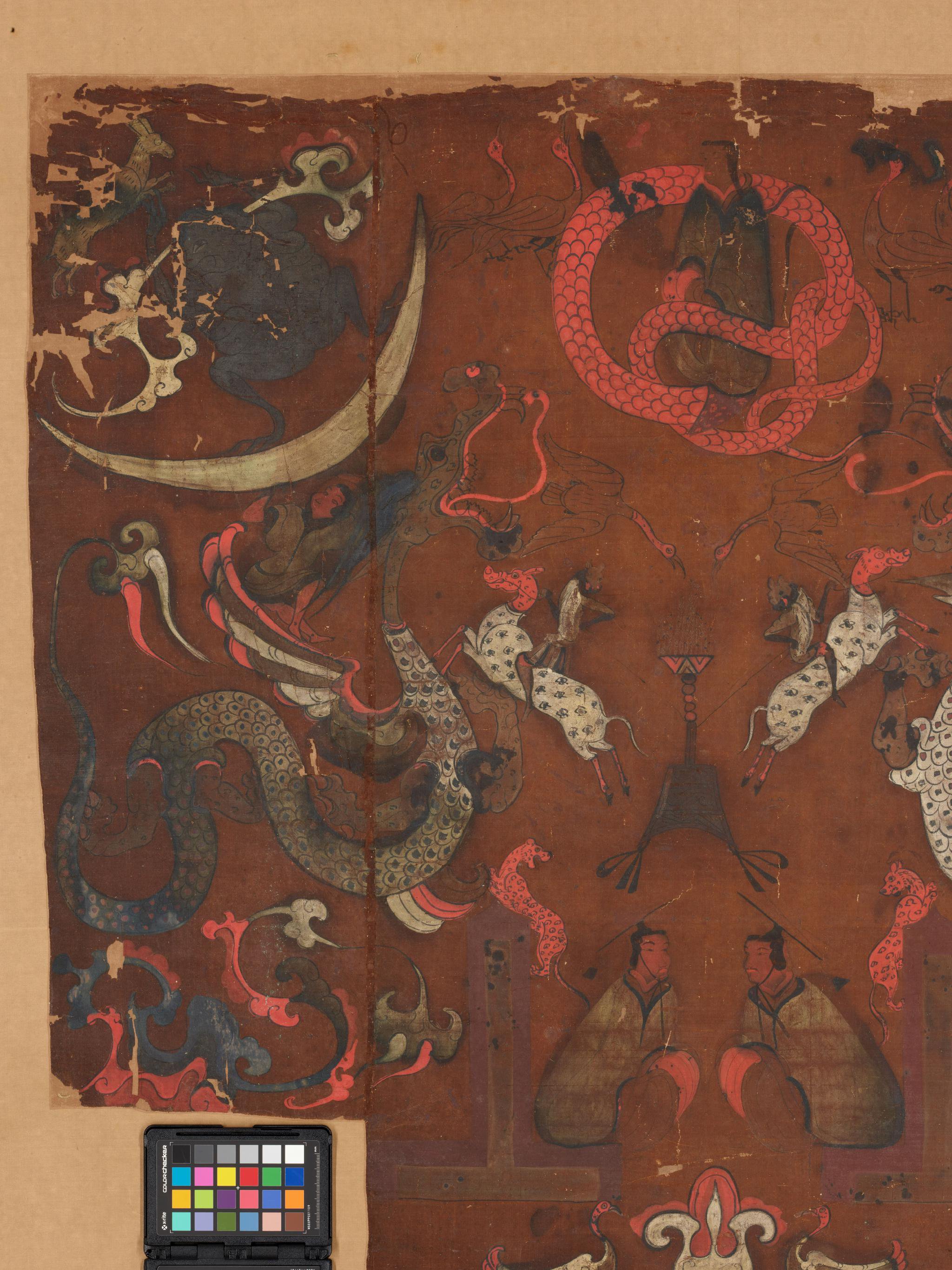 马王堆发掘50周年 看t形帛画上的"中秋元素"