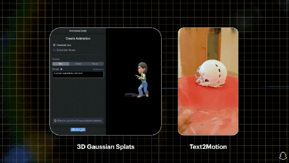 ▲创作者可以用Lens Studio中的工具制作多种3D资产（图源：TechCrunch）