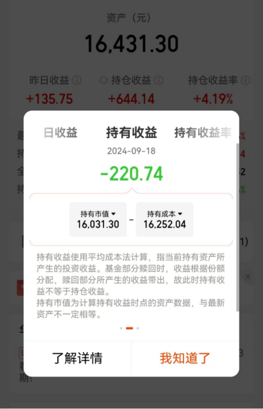 好奇怪！打开基金账户，我竟然不知道自己是亏了还是赚了？