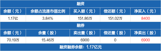 金枫酒业历史融资融券数据一览