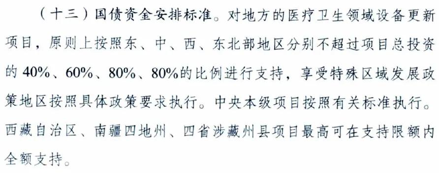 信息开头:《国度发展纠正委等部门对于印发鼓舞医疗卫生领域设备更新实行决议的奉告》