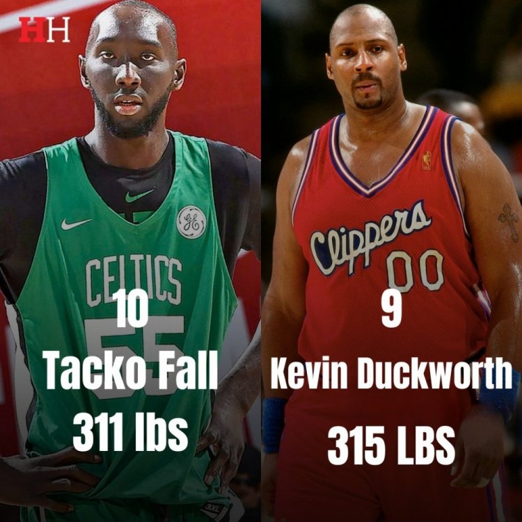 历史体重巨兽Top10：巅峰鲨鱼仅第三 140.6公斤姚明竟落榜😲|nba|篮板|赛季|身高|效力_手机新浪网