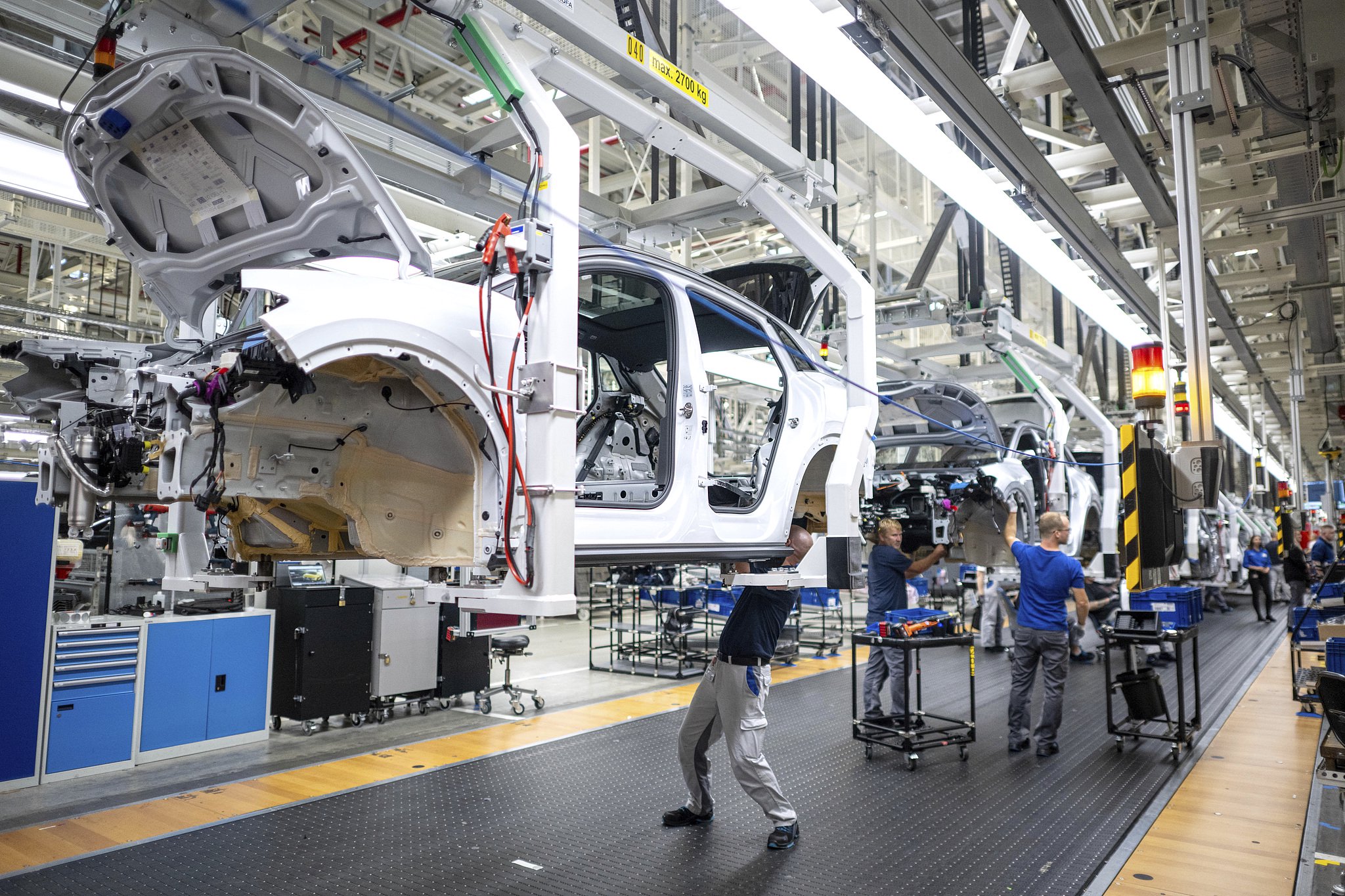 当地时间2024年9月20日,德国埃姆登,大众汽车工厂.