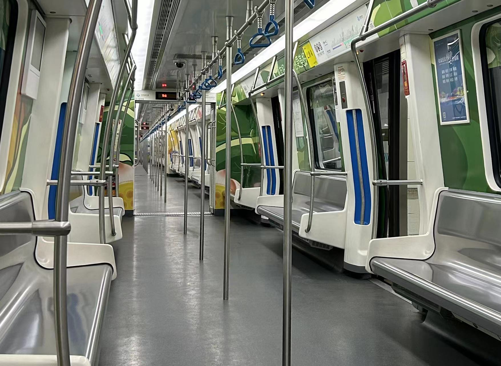 避免地铁浪费也是需要考虑的问题。（图源：时代周报记者 王晨婷/摄）