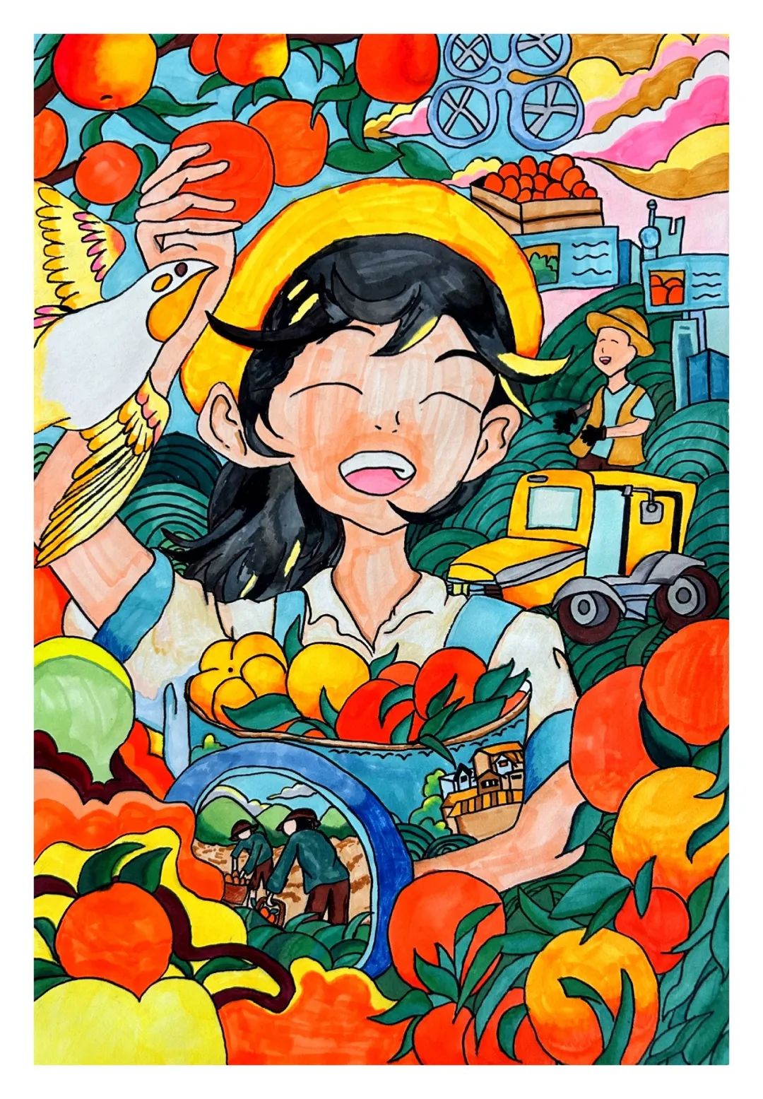 海南省儿童青少年健康素养绘画大赛获奖作品出炉(小学组)