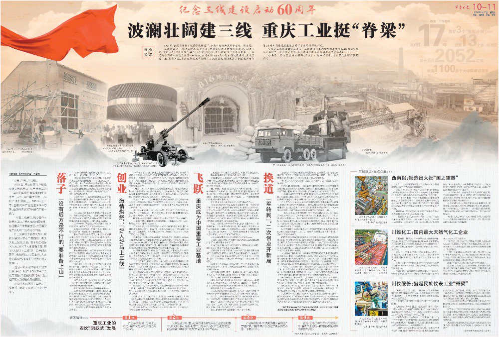 纪念三线建设启动60周年 | 波澜壮阔建三线 重庆工业挺“脊梁”_新浪财经_新浪网