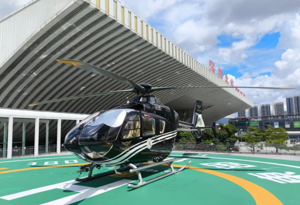 深圳北站的"空中的士"