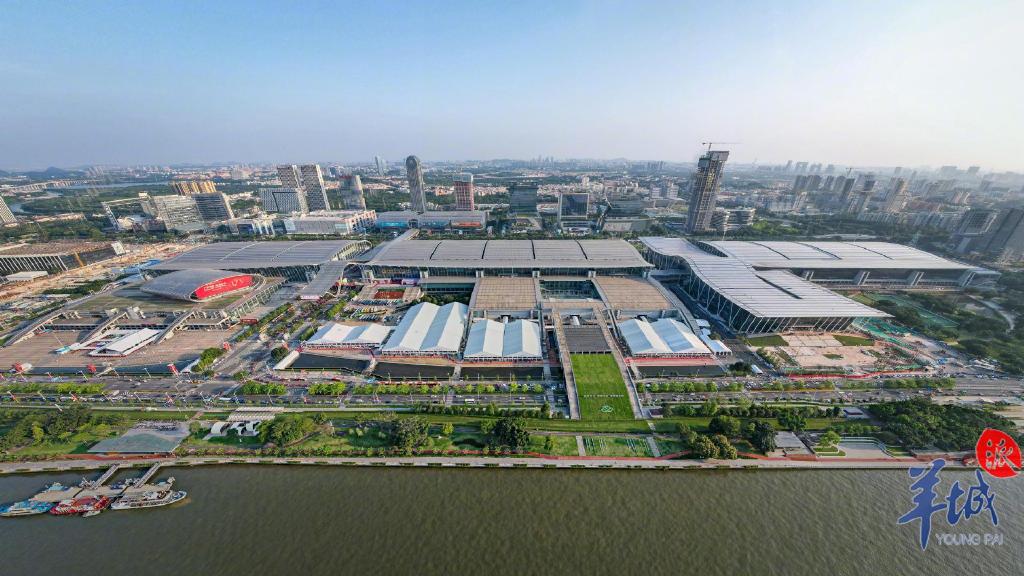 位于琶洲的广交会展馆.资料图/羊城晚报记者 曾育文 梁喻 摄