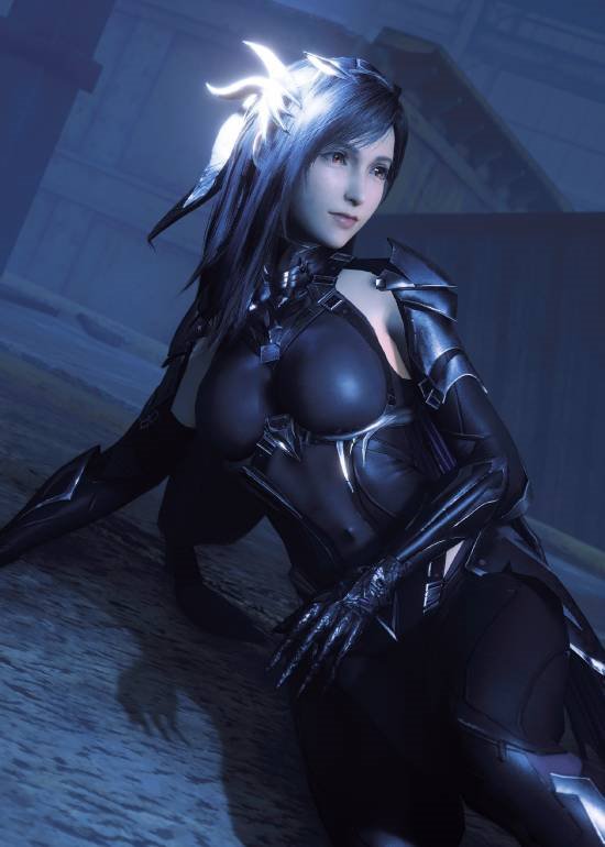 《ff7》蒂法绝色饭制美图:白发,胶衣,泳装任君赏