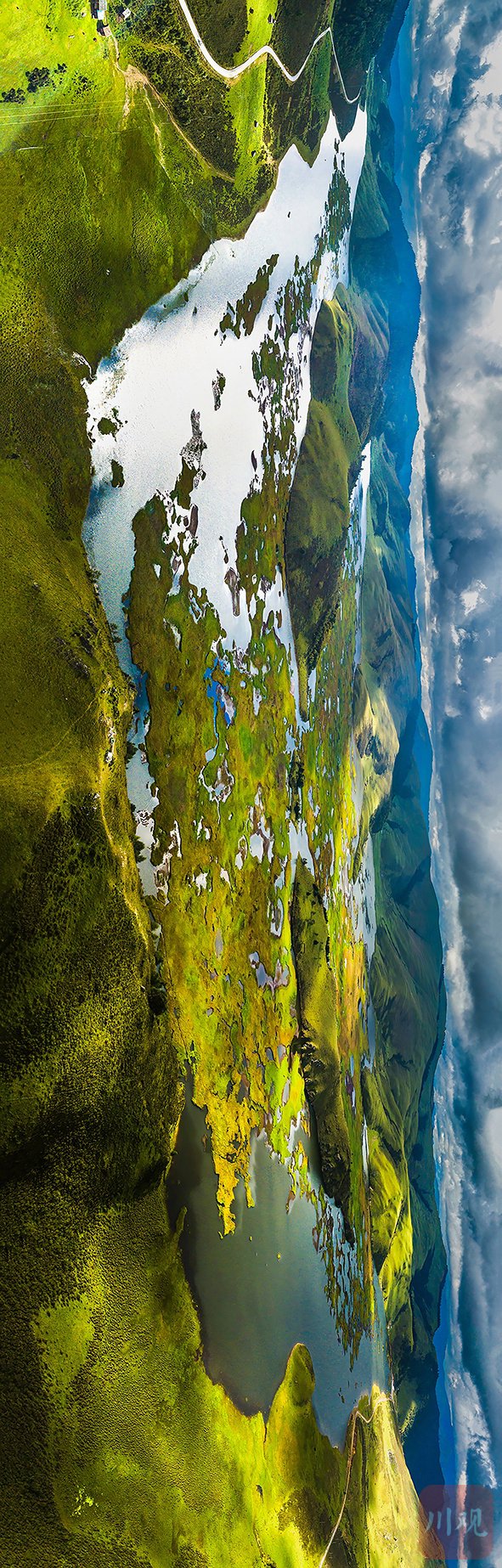 26 |凉山州木里藏族自治县寸冬海子,融山,海,花,木为一体,有高原明珠