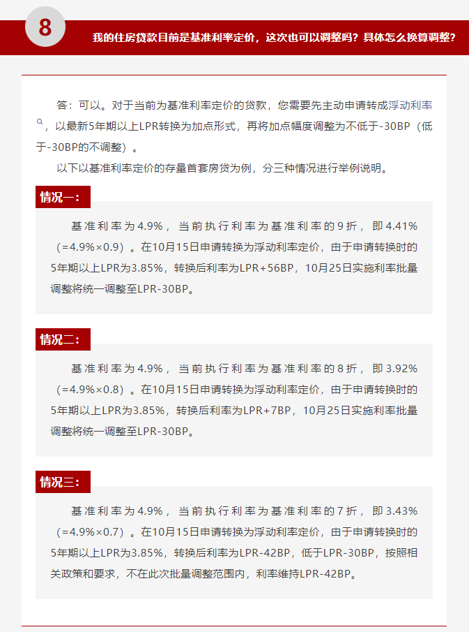 10月25日起存量房贷利率批量调整,客户“固转浮”要尽早提出申请|房贷利率_新浪财经_新浪网