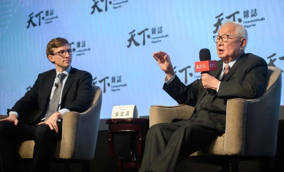 张忠谋与《芯片战争》作者Chris Miller对谈，2024年
