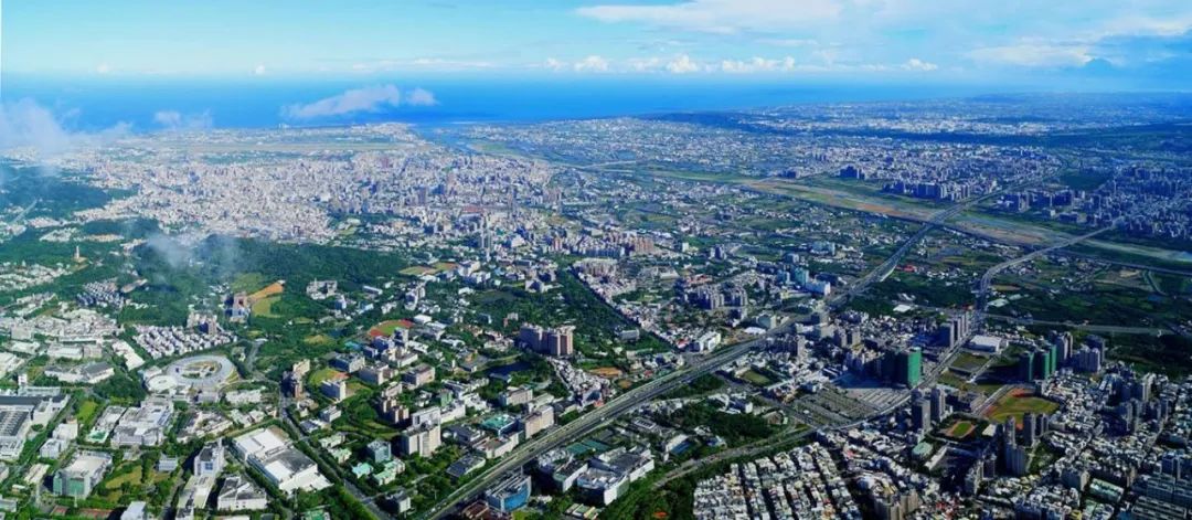 台湾新竹市航拍，2023年