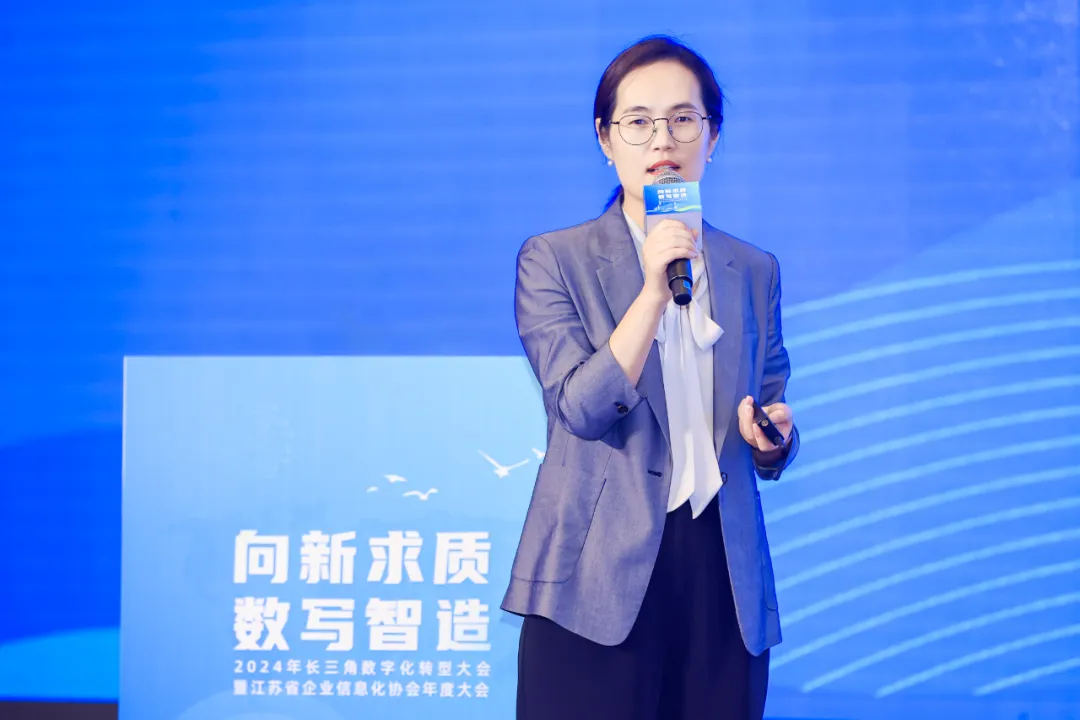 　 周艳 中新赛克数据运营政企市场总经理演讲精彩瞬间