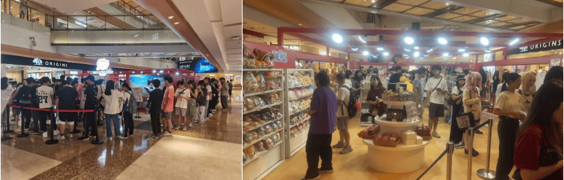 　　深圳南山益田假日广场落地东映动画主题快闪店