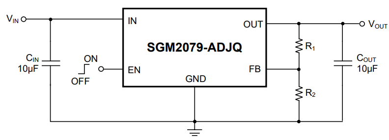 图 1 sgm2079xq 典型应用电路图关于圣邦微电子sg micro corp圣邦微