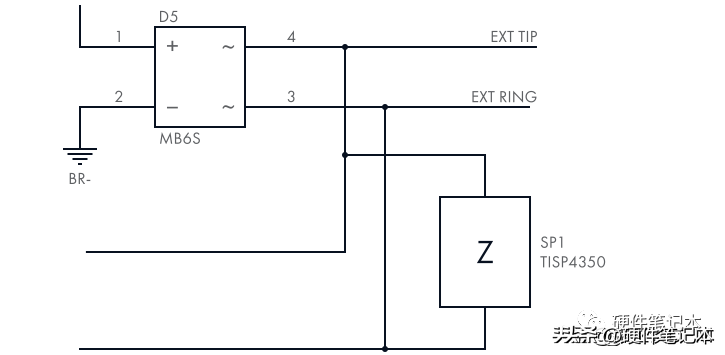 使用 TISP4350 过压保护器代替 TVS 二极管