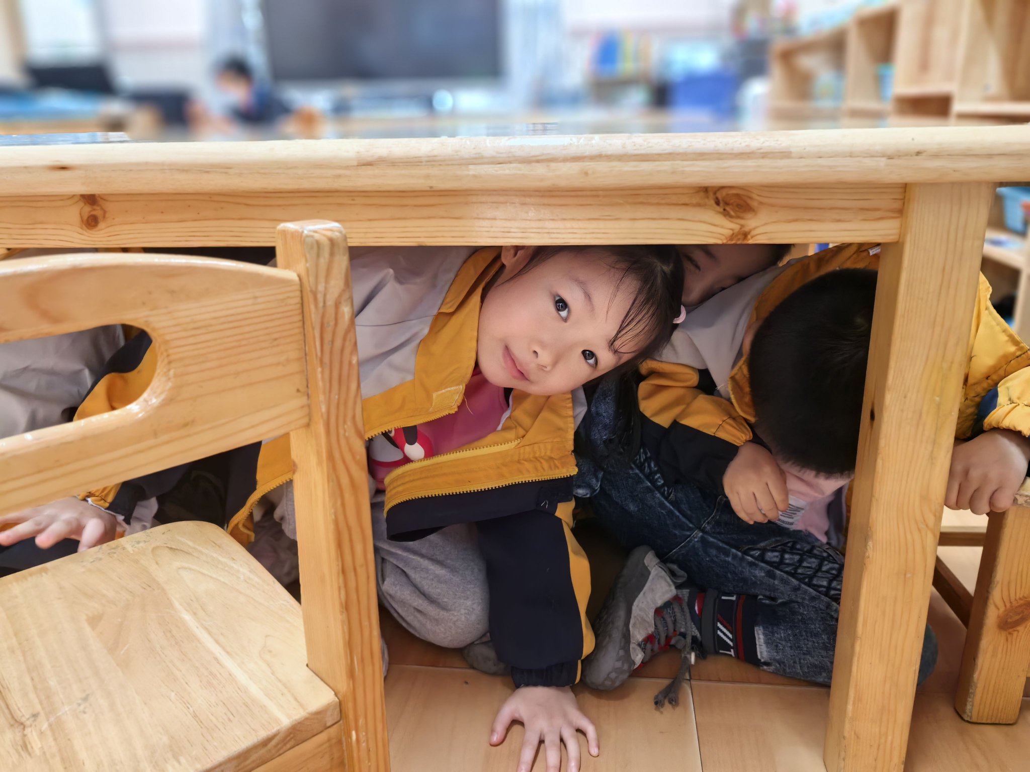 江阳区新马路幼儿园举行防震减灾应急疏散演练