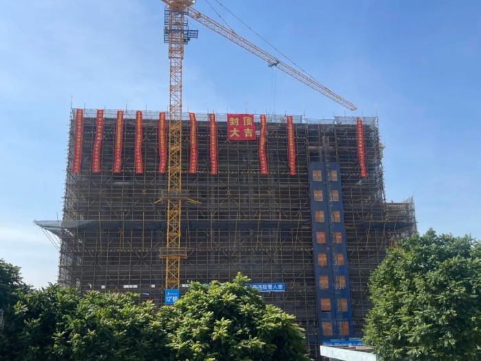 福州一新型显示产业链配套园区项目主体结构封顶|福州市|配套|平方米_新浪科技_新浪网