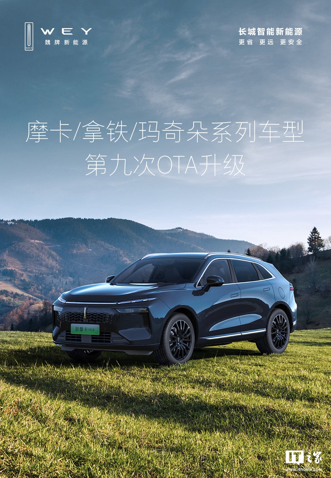 魏牌摩卡 / 拿铁 / 玛奇朵系列车型第九次 OTA 推送：增加屏幕亮度及音量数字显示等