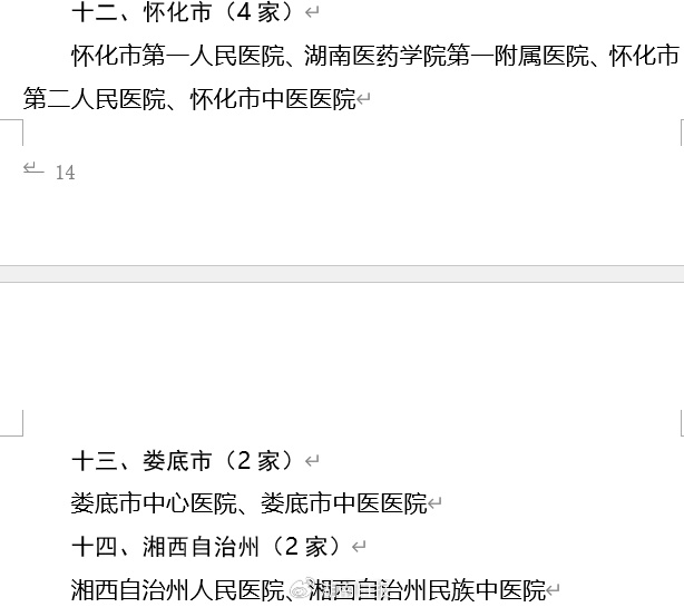 目前,湖南省内互认机构在检查检验报告单右上角标注"湖南hr";市州区域