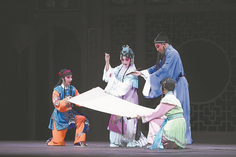 莆仙戏《别妻图》演出现场