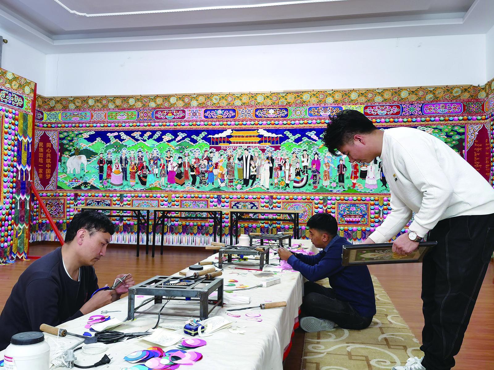 桑杰加的唐卡创业路