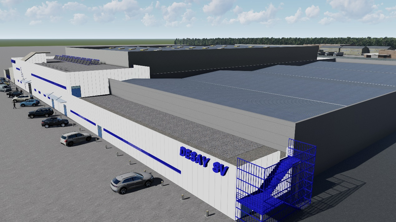 德赛西威西班牙智能工厂效果图；图片来源：德赛西威