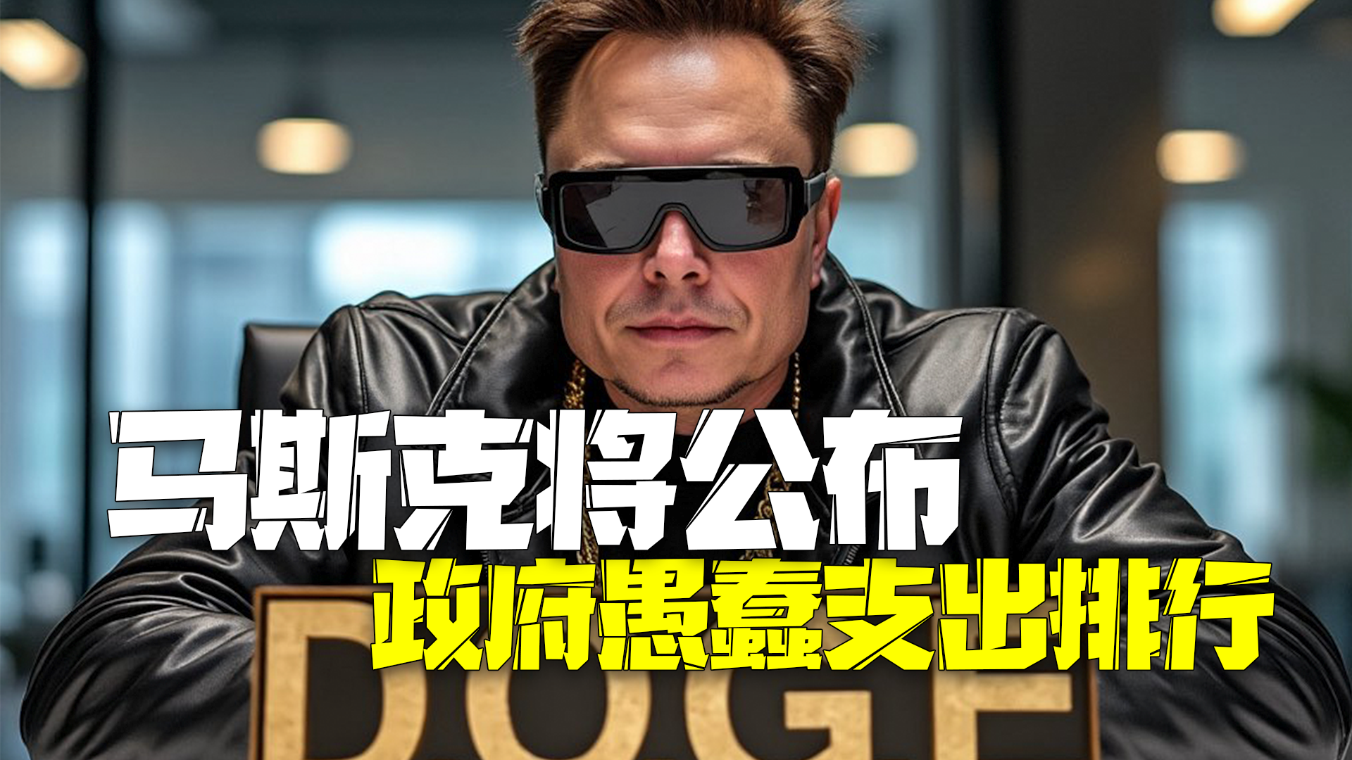 马斯克称将领导政府效率部：监管并公布愚蠢支出排行榜