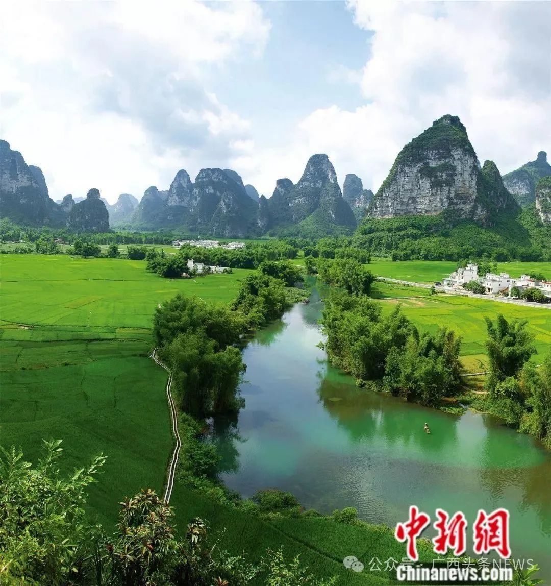 大新明仕田园风光.广西文化和旅游厅供图