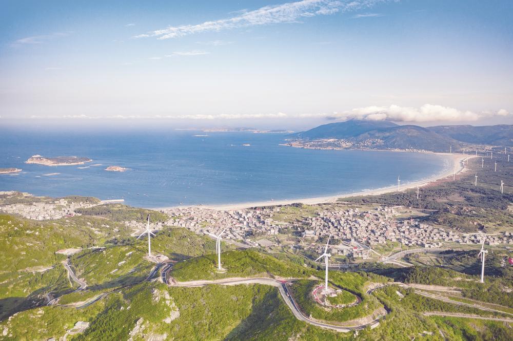 平潭北部生态廊道将沿线景点串联成线. 林映树 摄