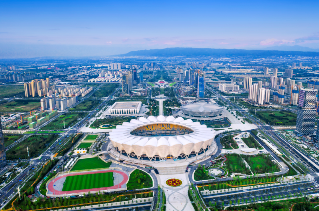 ▲西安奥体中心 实景图