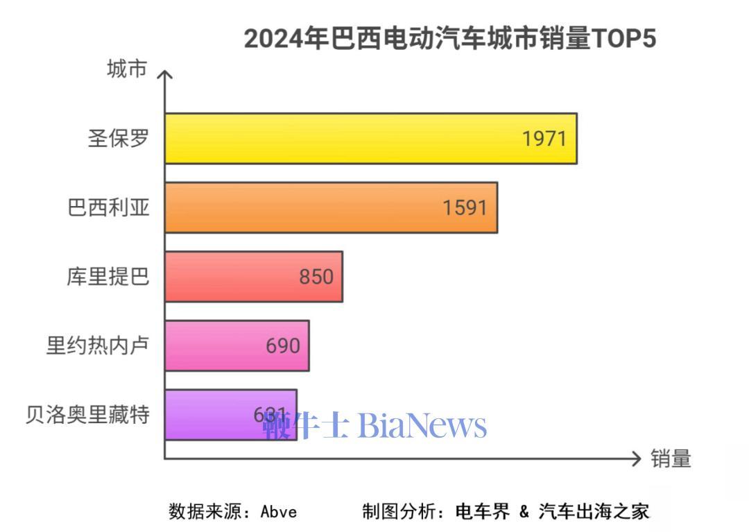 巴西新能源汽车市场一览：中国电车横扫，比亚迪称霸