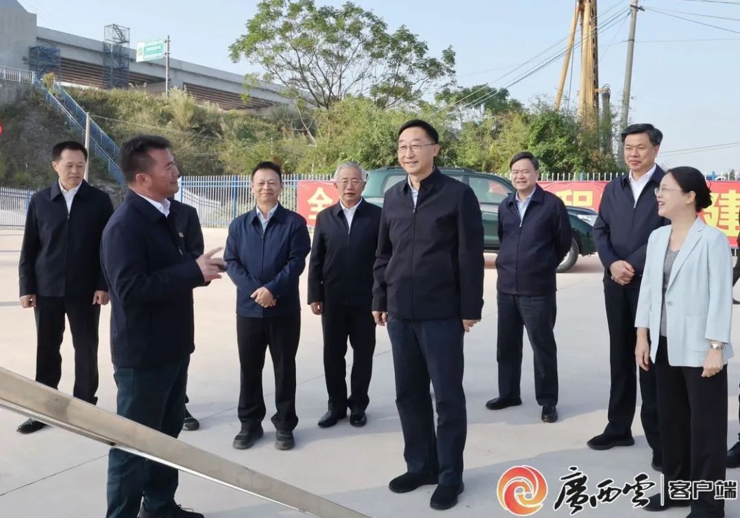 11月24日，自治区党委通知刘宁长远钦州市，实地调研平陆运河成就进展。广西云-广西日报记者 黄克 摄
