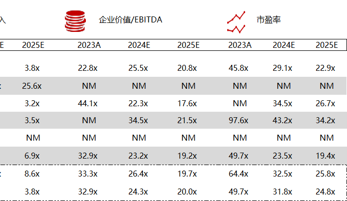 *数据来源：Capital IQ、招股说明书、研报、公司年报