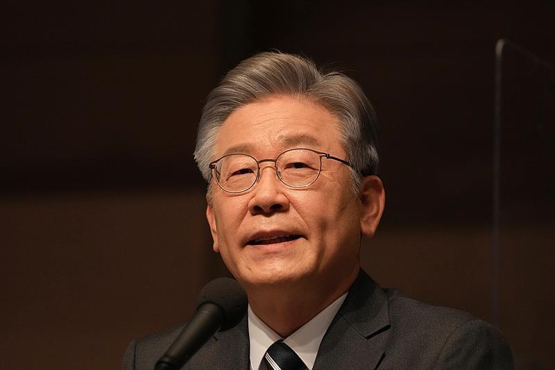 △韩国最大的执政党共同民主党党首李在明(贵府图)