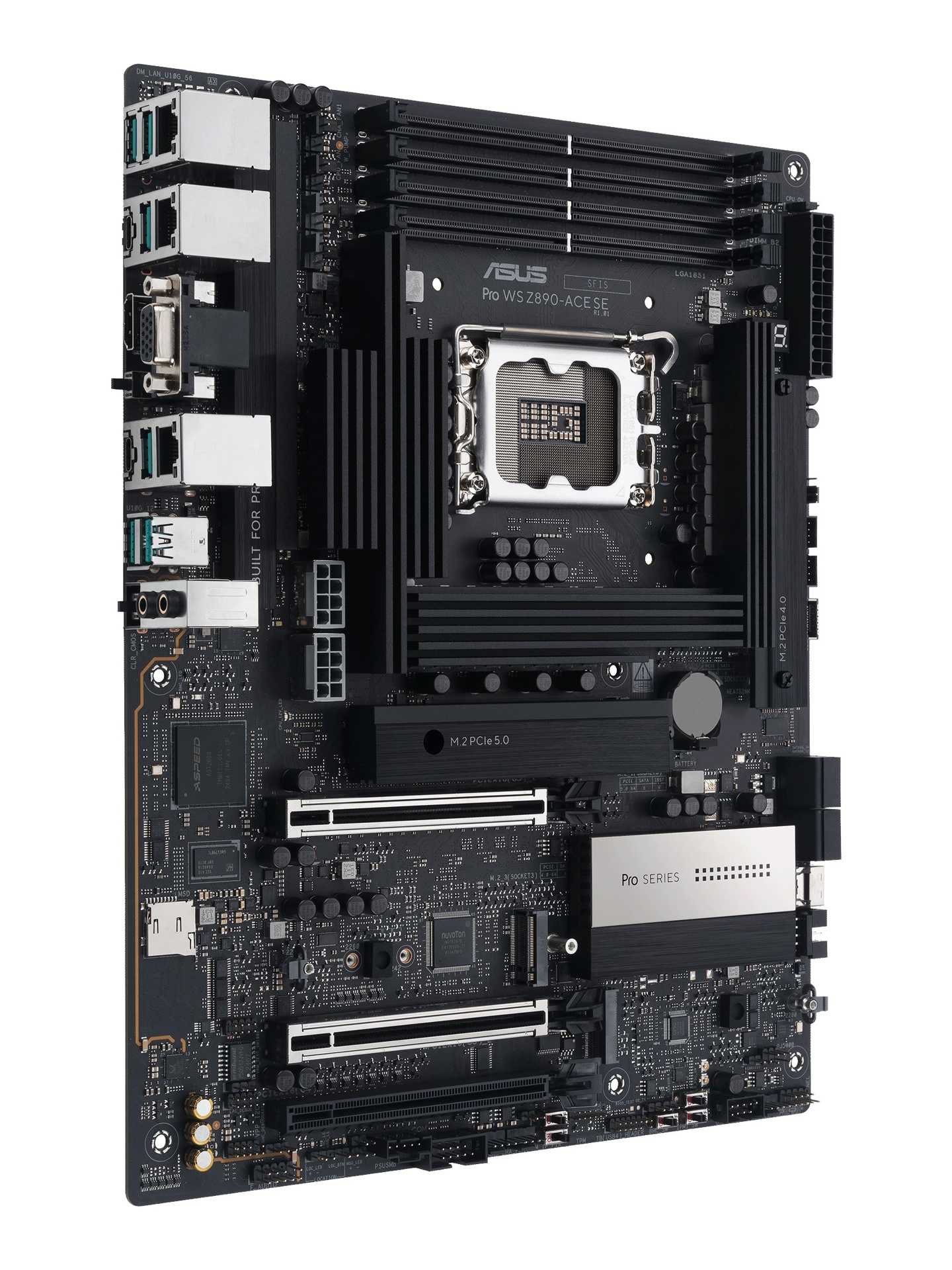 华硕推出 Pro WS Z890-ACE SE 工作站主板,支持 IPMI 远程管理|华硕|PCIe_新浪科技_新浪网