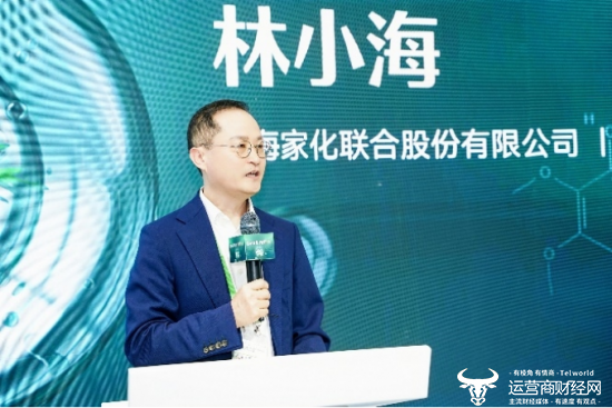 上海家化董事长兼首席执行官林小海发言