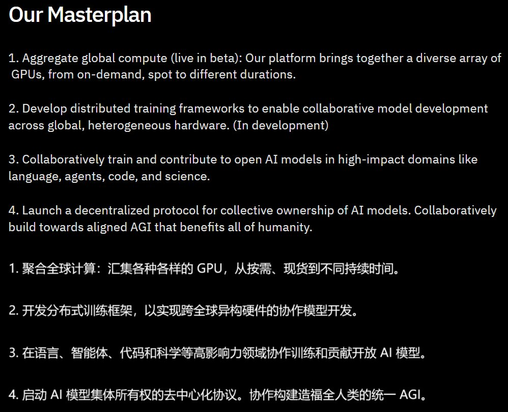 Prime Intellect 的 masterplan