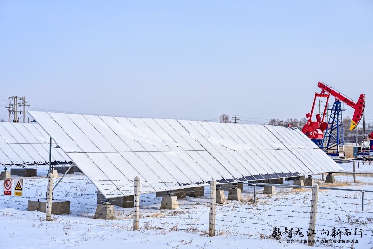 图：大庆油田分布式光伏项目现场