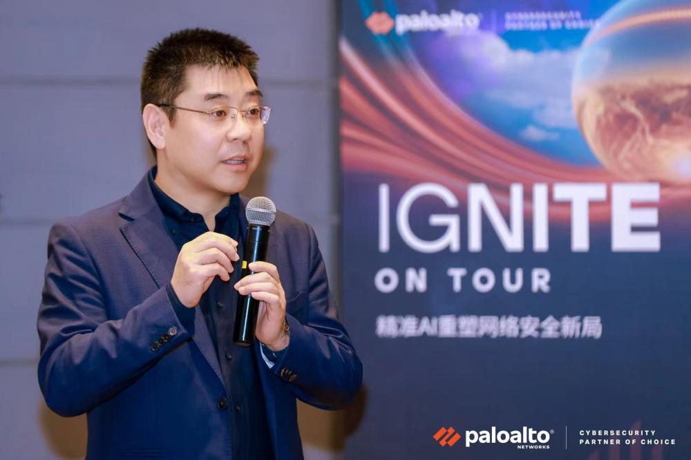 图：派拓网络大中华区售前总经理董春涛。