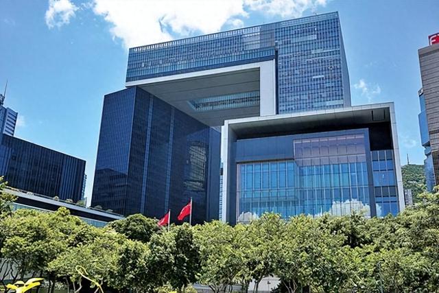 图为香港特区政府总部大楼 资料图 图源:香港文汇网