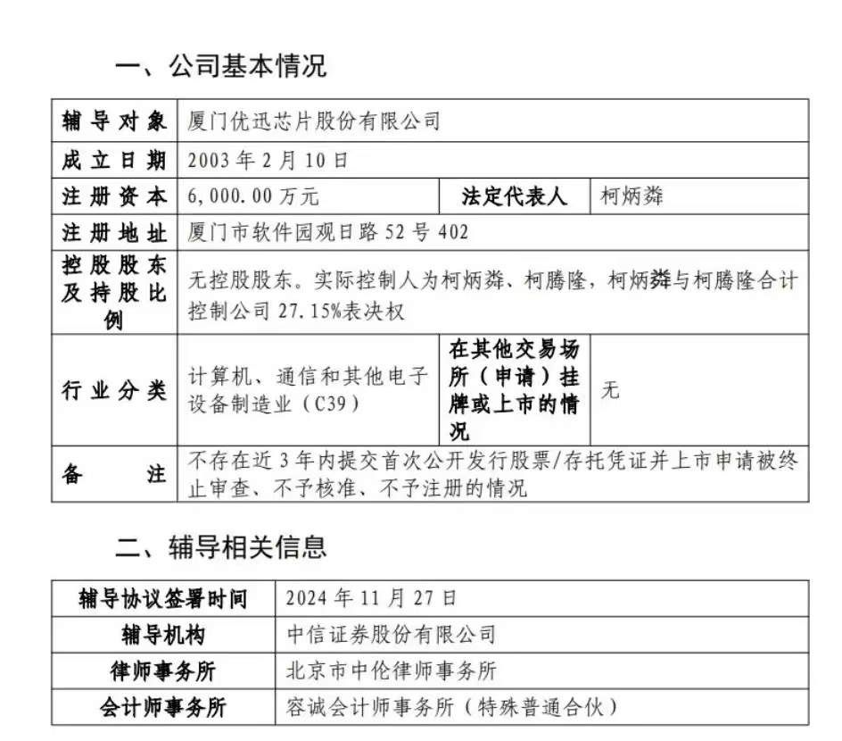 光芯片厂商优迅股份启动IPO辅导：中移资本已战略投资