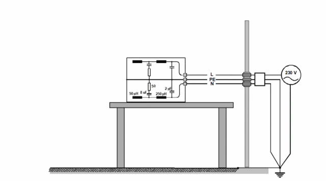 图12 由于地线意外断开造成的人员触电