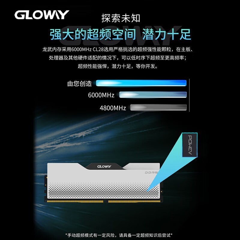 光威龙武 DDR5 6000MHz 台式机内存只要699元  第1张