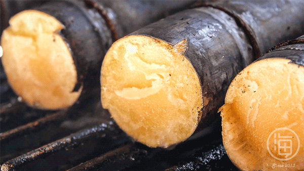 烤甘蔗。图片来源：海口攻略微信公众号