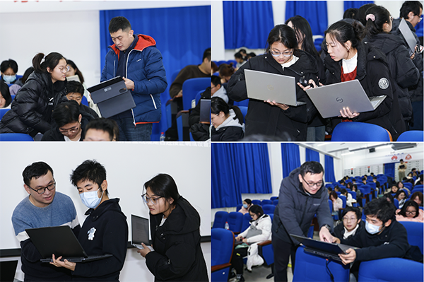学生与讲师交流互动门径现场