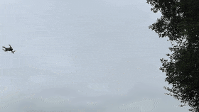 （图：感知避让测试演示）