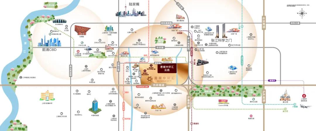 港城中环汇相近默示图