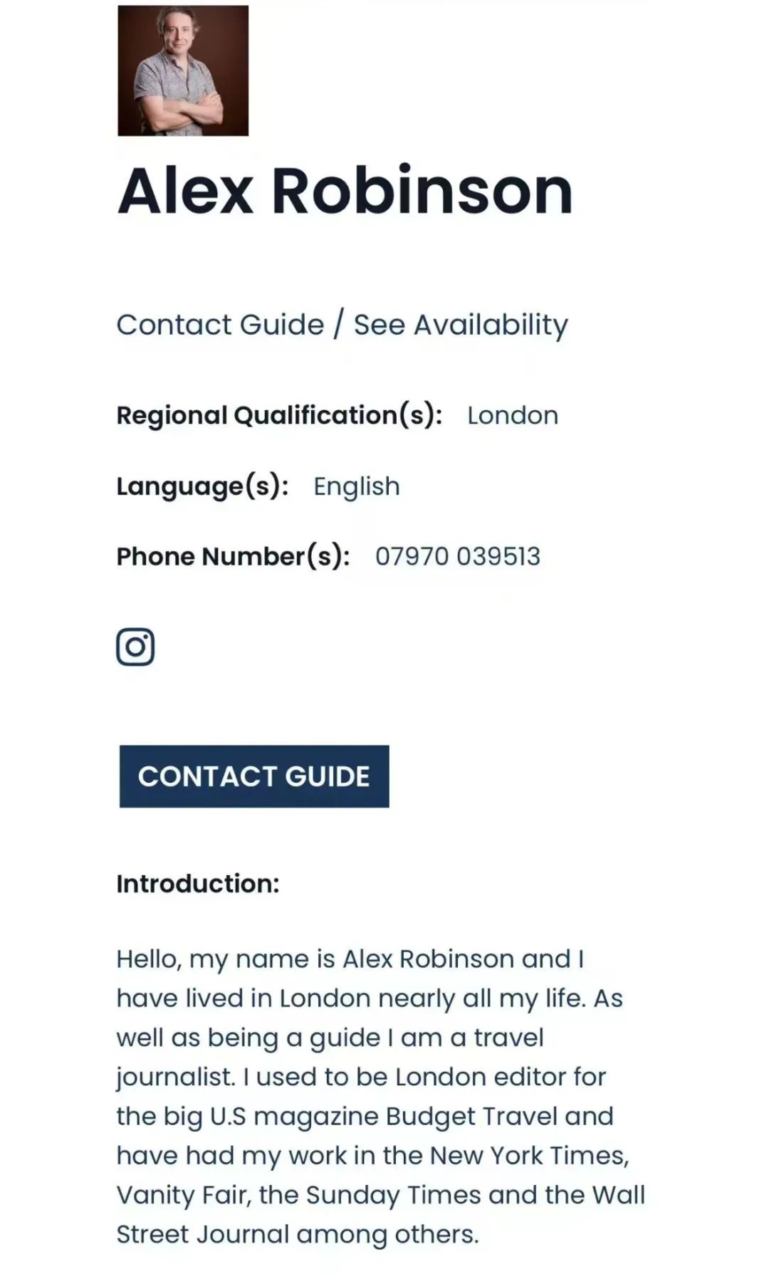 英国最佳导游网站截图